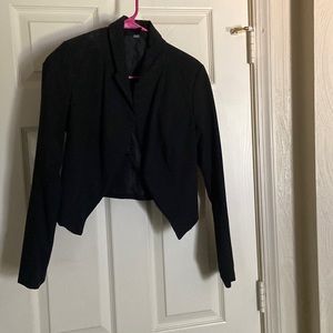 Black Half cut blazer